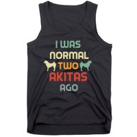 Retro Dog Mom  Akita Lover Owner Tank Top