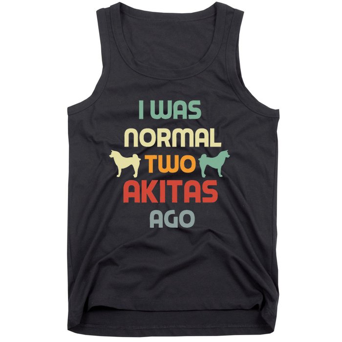 Retro Dog Mom  Akita Lover Owner Tank Top