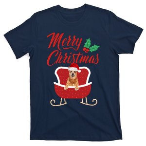 RedHeeler Dog Merry Christmas Design For The Holiday Season! T-Shirt