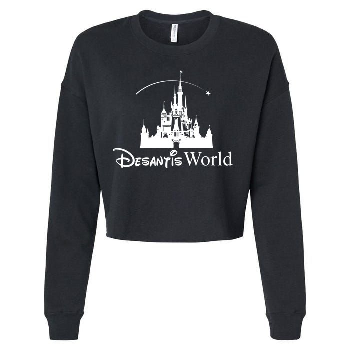 Ron Desantis Magic World Cropped Pullover Crew