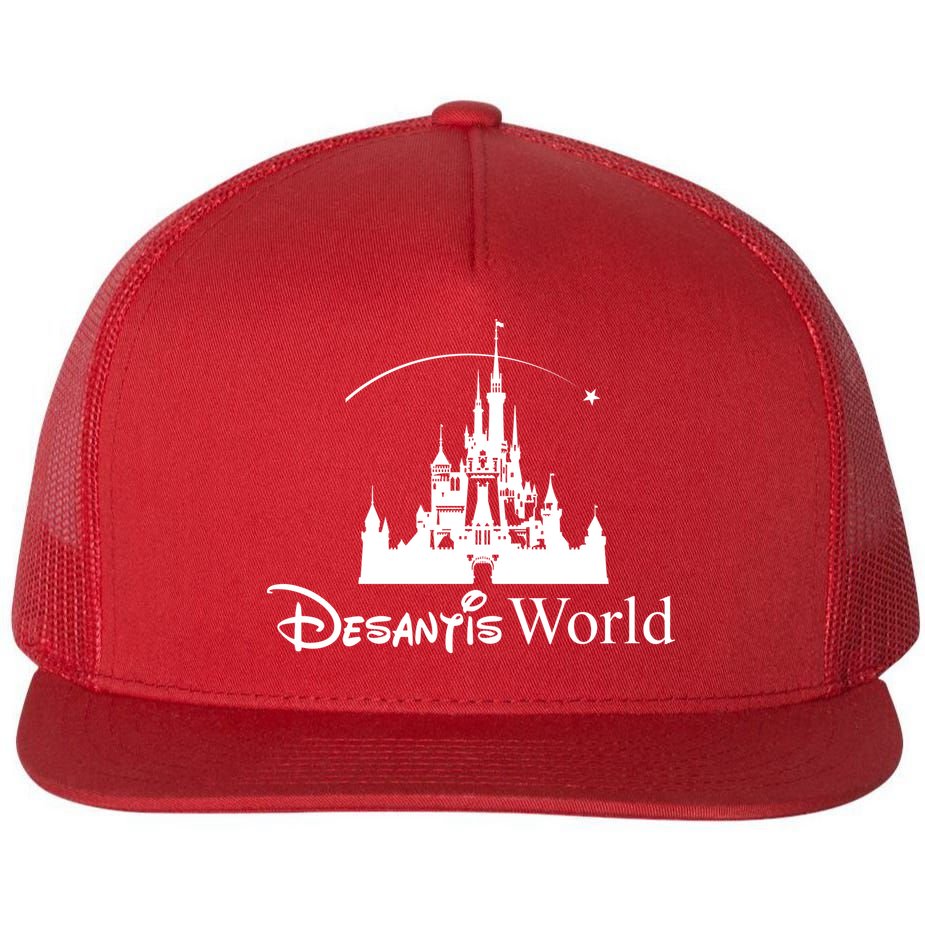 Ron Desantis Magic World Flat Bill Trucker Hat