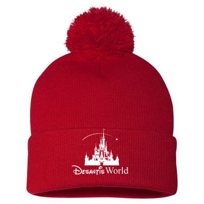 Ron Desantis Magic World Pom Pom 12in Knit Beanie