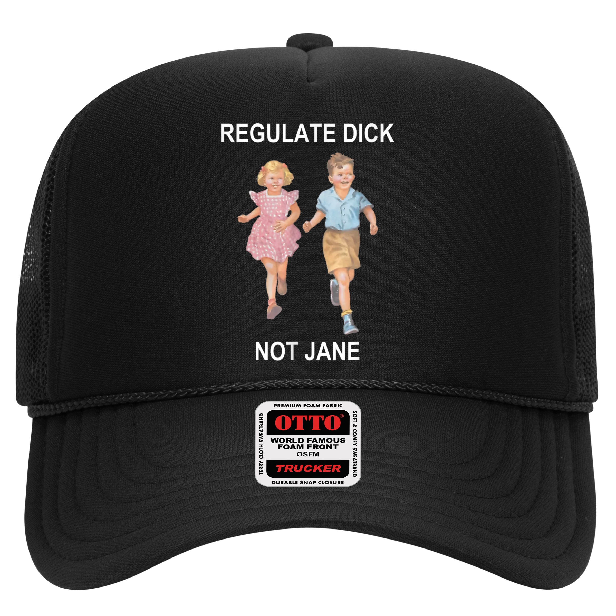 Regulate Dick Not Jane Vintage Funny Gift Hat