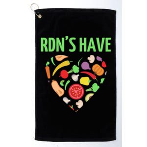 Registered Dietitian Nutritionists Rdn Squad Health Care Gift Platinum Collection Golf Towel