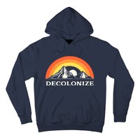 Retro Decolonize Native American Social Justice Civil Rights Hoodie