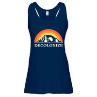 Retro Decolonize Native American Social Justice Civil Rights Ladies Essential Flowy Tank