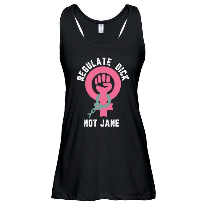 Regulate Dick Not Jane Women Power Ladies Essential Flowy Tank