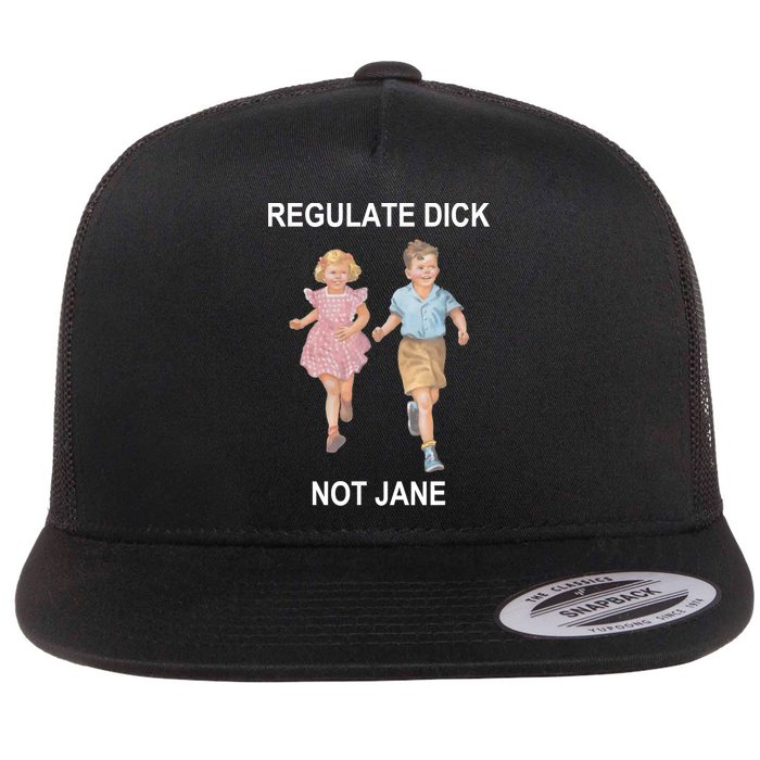 Regulate Dick Not Jane Flatbill Hat