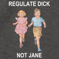 Regulate Dick Not Jane Vector Backpack
