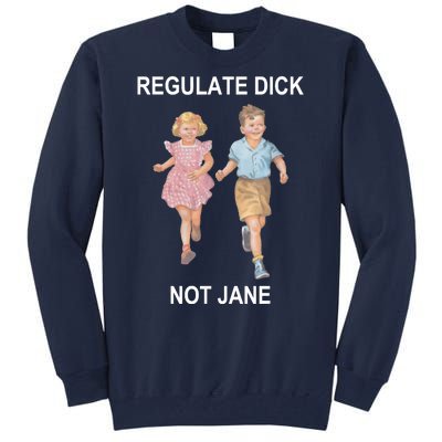 Regulate Dick Not Jane Tall Sweatshirt