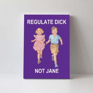 Regulate Dick Not Jane Canvas