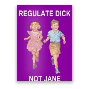 Regulate Dick Not Jane Poster