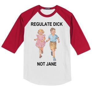 Regulate Dick Not Jane Kids Colorblock Raglan Jersey