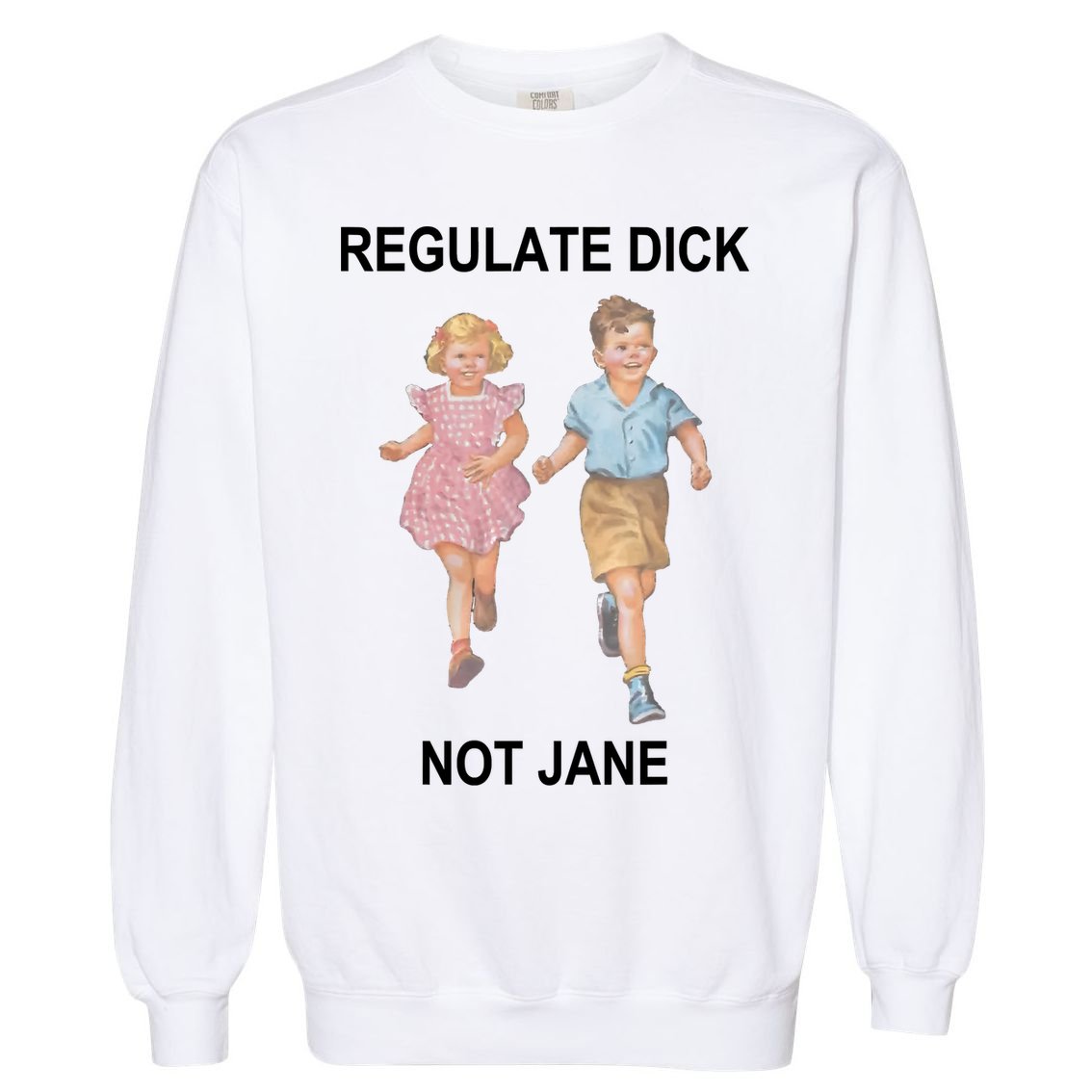 Regulate Dick Not Jane Garment-Dyed Sweatshirt