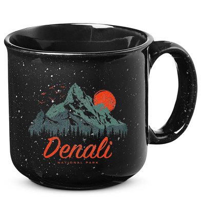 Retro Denali National Park Us Vintage Denali 15oz Campfire Ceramic Mug