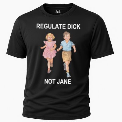 Regulate Dick Not Jane Cooling Performance Crew T-Shirt