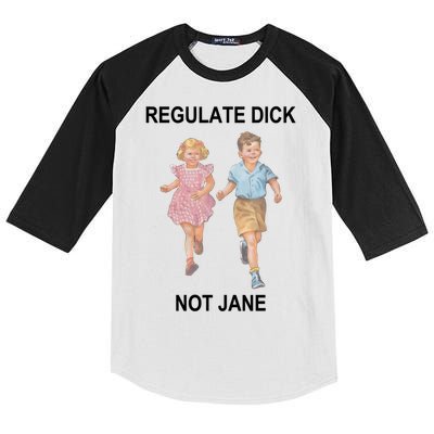 Regulate Dick Not Jane Kids Colorblock Raglan Jersey