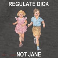 Regulate Dick Not Jane Vector Backpack