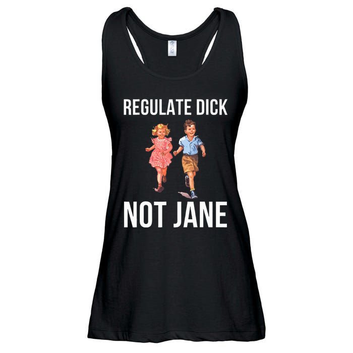 Regulate Dick Not Janes Ladies Essential Flowy Tank