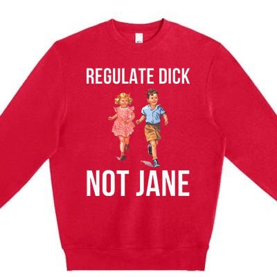 Regulate Dick Not Janes Premium Crewneck Sweatshirt