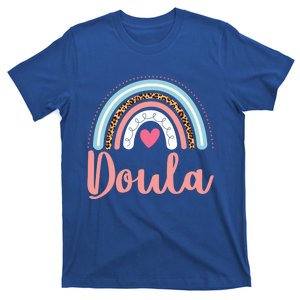 Rainbow Doula Newborn Labor Coach Specialist Appreciation Cute Gift T-Shirt