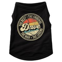 Retro Dave Name Saying For Men Funny Dave Doggie Tank
