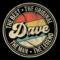 Retro Dave Name Saying For Men Funny Dave Cooling Performance Crew T-Shirt