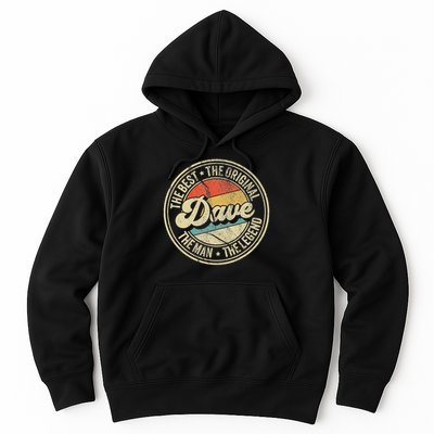 Retro Dave Name Saying For Men Funny Dave Hoodie