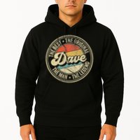 Retro Dave Name Saying For Men Funny Dave Hoodie