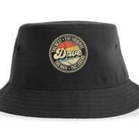 Retro Dave Name Saying For Men Funny Dave Sustainable Bucket Hat