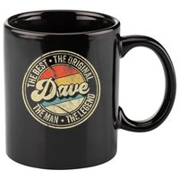 Retro Dave Name Saying For Men Funny Dave 11oz C Handle Ceramic Mug