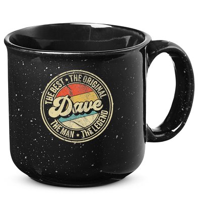Retro Dave Name Saying For Men Funny Dave 15oz Campfire Ceramic Mug
