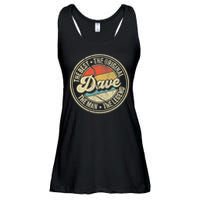 Retro Dave Name Saying For Men Funny Dave Ladies Essential Flowy Tank