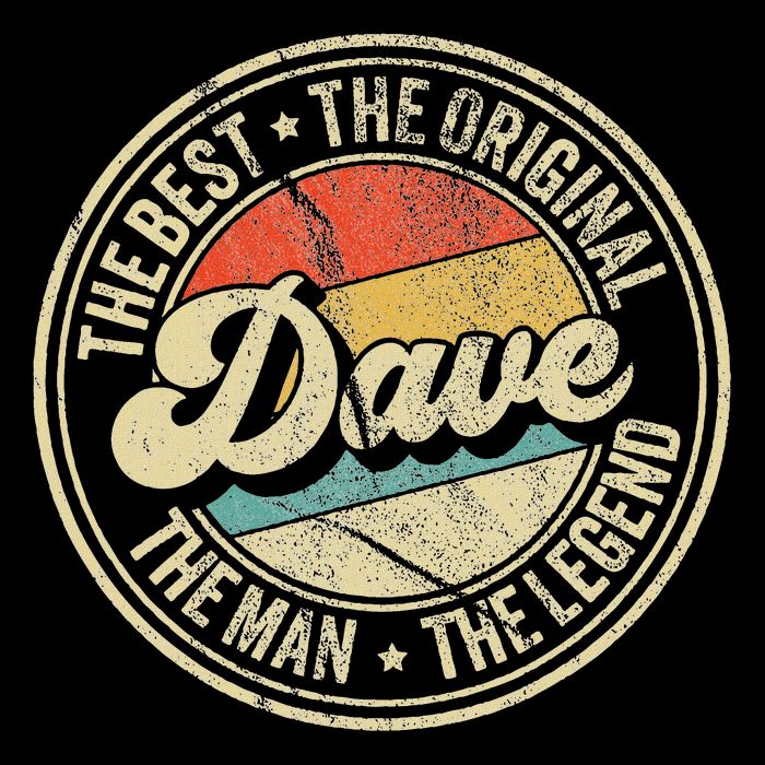 Retro Dave Name Saying For Men Funny Dave 16 in Basic Backpack