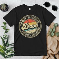 Retro Dave Name Saying For Men Funny Dave Premium T-Shirt