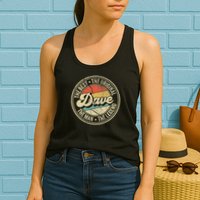 Retro Dave Name Saying For Men Funny Dave Womens Tank Top