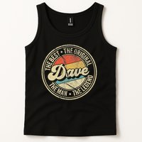 Retro Dave Name Saying For Men Funny Dave Tank Top