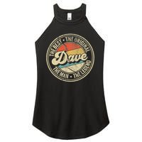 Retro Dave Name Saying For Men Funny Dave Women's Perfect Tri Rocker Tank