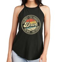 Retro Dave Name Saying For Men Funny Dave Women's Perfect Tri Rocker Tank