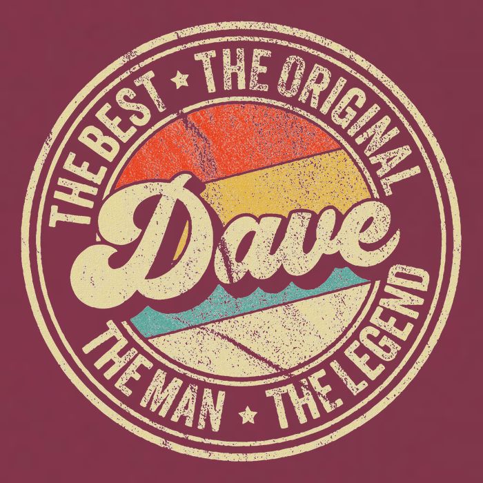 Retro Dave Name Saying For Men Funny Dave 16oz Travel Tumbler