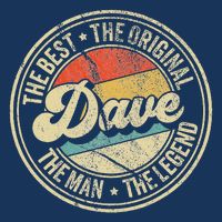 Retro Dave Name Saying For Men Funny Dave Infant Baby Jersey Bodysuit