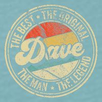 Retro Dave Name Saying For Men Funny Dave Sueded Cloud Jersey T-Shirt