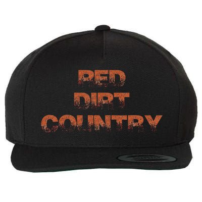 Red Dirt Oklahoma Country Wool Snapback Cap