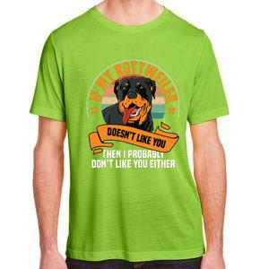 Rottweiler Dog Owner Breeders Fur Parent Pet Lover Adult ChromaSoft Performance T-Shirt