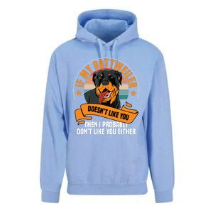 Rottweiler Dog Owner Breeders Fur Parent Pet Lover Unisex Surf Hoodie