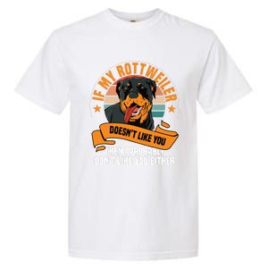 Rottweiler Dog Owner Breeders Fur Parent Pet Lover Garment-Dyed Heavyweight T-Shirt