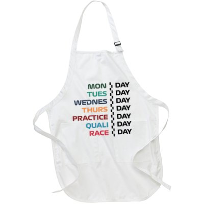 Racing Days Of The Week Full-Length Apron With Pockets