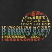 Retro Digits of Pi Symbol - Math Nerd  STEM Gift Cool Comfort Performance Bucket Hat