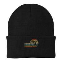 Retro Digits of Pi Symbol - Math Nerd  STEM Gift Knit Cap Winter Beanie