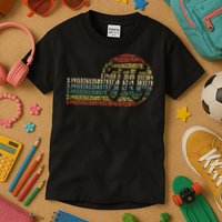 Retro Digits of Pi Symbol - Math Nerd  STEM Gift Kids T-Shirt